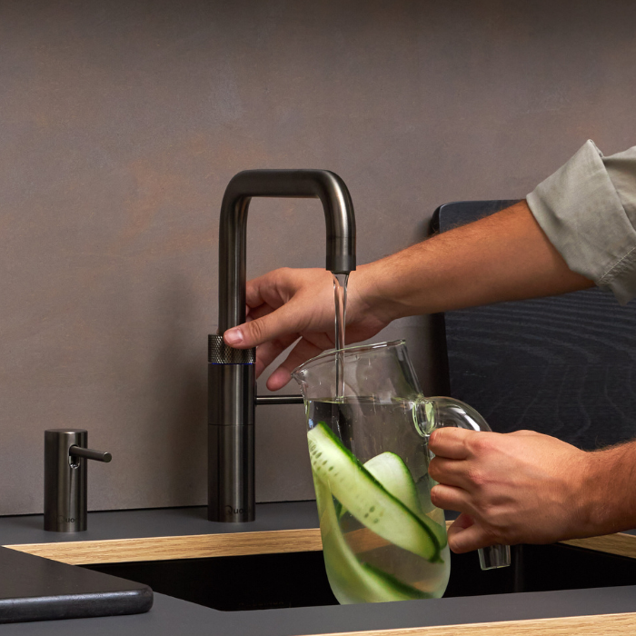 Quooker Fusion Round en Nordic Zeeppomp zwart